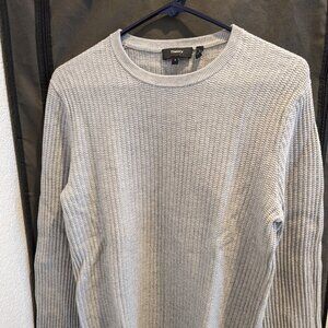 Theory Small LS Sweater in Grey